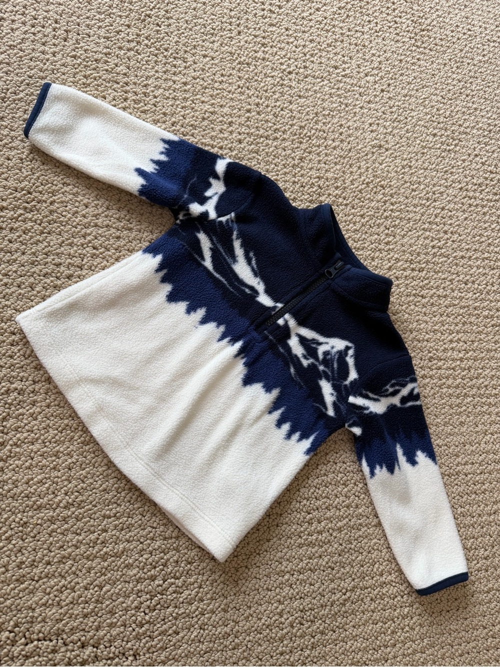 Kids Navy & White Fleece